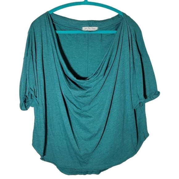 Free People Just Chill Slouchy Tee in Cypress Green in Small - Picture 7 of 12